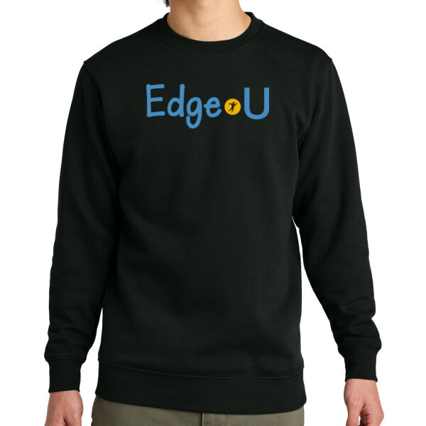 Printed Edge U - Fleece Crew Sweatshirt Thumbnail