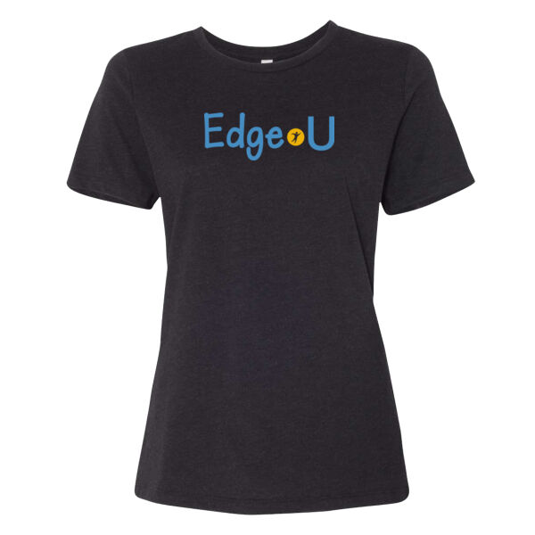 Printed Edge U - Women’s Relaxed Fit Heather CVC Tee Thumbnail
