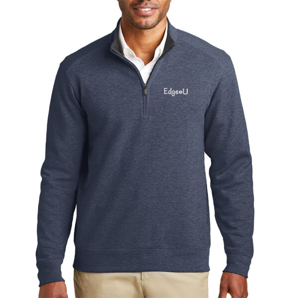 Embroidered Edge U - Interlock 1/4 Zip Thumbnail