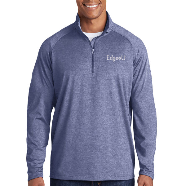 Embroidered Edge U - Sport Wick ® Stretch 1/4 Zip Pullover Thumbnail