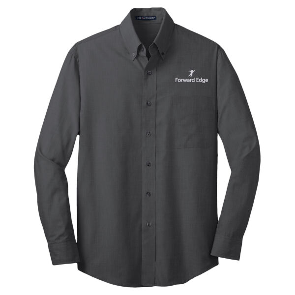 Embroidered Forward Edge - Crosshatch Easy Care Shirt Thumbnail