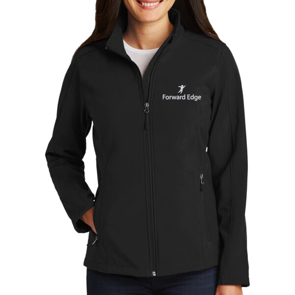 Embroidered Forward Edge - Ladies Core Soft Shell Jacket Thumbnail
