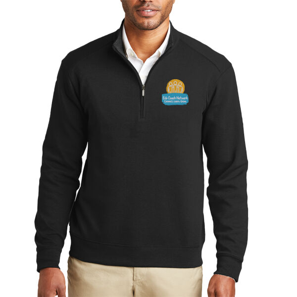 Embroidered Coaches Network - Interlock 1/4 Zip Thumbnail