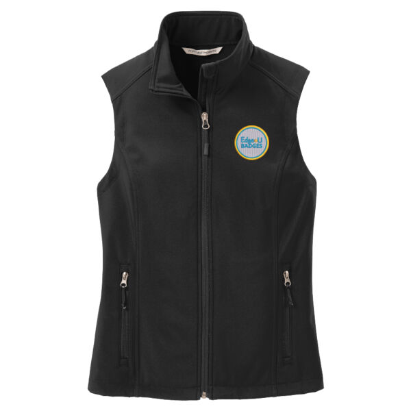 Embroidered Edge U - Ladies Core Soft Shell Vest Thumbnail
