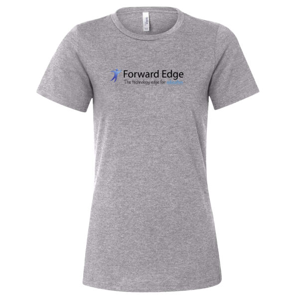 Printed Forward Edge - Women’s Relaxed Fit Heather CVC Tee Thumbnail
