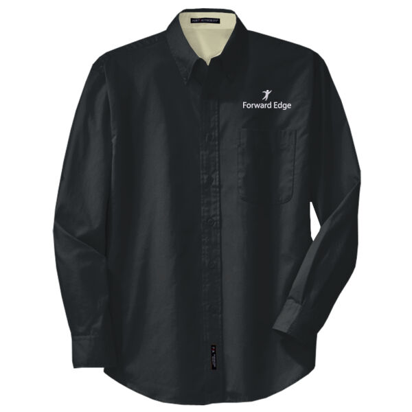 Embroidered Forward Edge - Tall Long Sleeve Easy Care Shirt Thumbnail