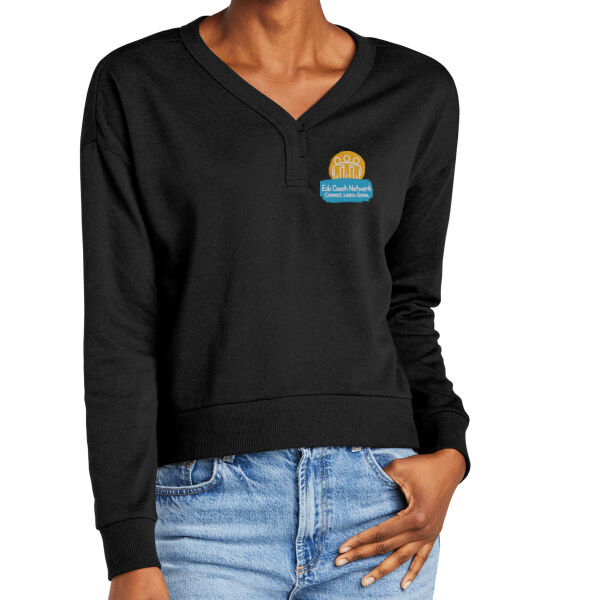 Embroidered Coaches Network - Women's Perfect Tri ® Fleece V Neck Sweatshirt Thumbnail