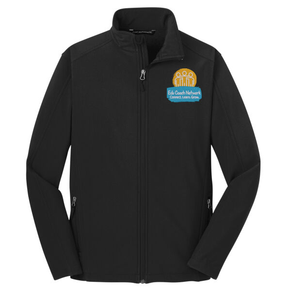 Embroidered Coaches Network - Tall Core Soft Shell Jacket Thumbnail