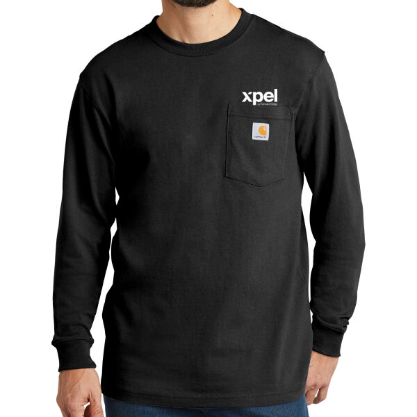 Printed Xpel - Workwear Pocket Long Sleeve T Shirt Thumbnail