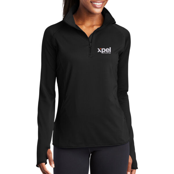 Xpel Embroidered - Ladies Sport Wick ® Stretch 1/4 Zip Pullover Thumbnail