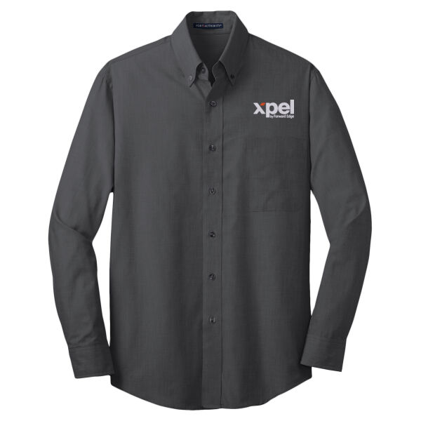 Xpel Embroidered - Crosshatch Easy Care Shirt Thumbnail