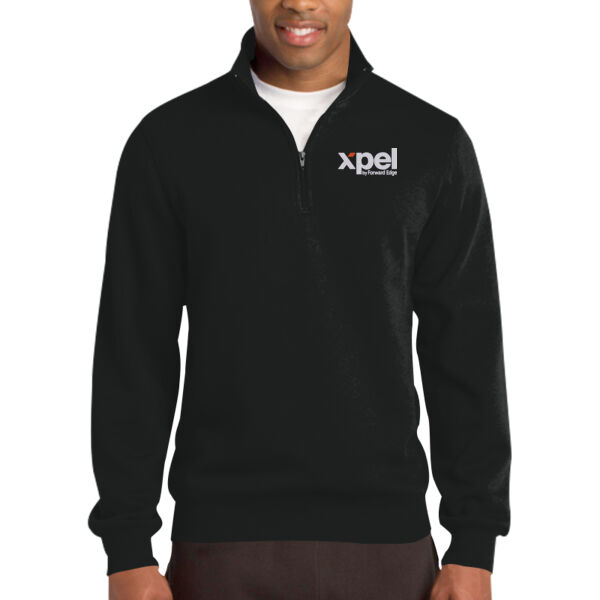 Xpel Embroidered - Tall 1/4 Zip Sweatshirt Thumbnail
