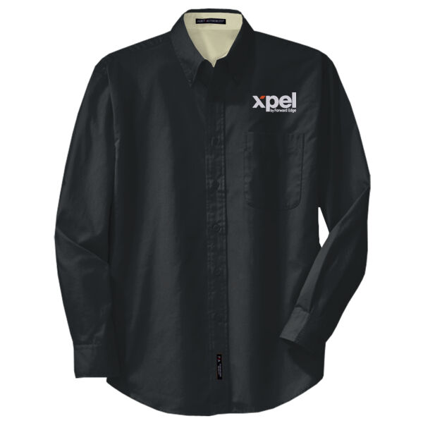 Xpel Embroidered - Tall Long Sleeve Easy Care Shirt Thumbnail