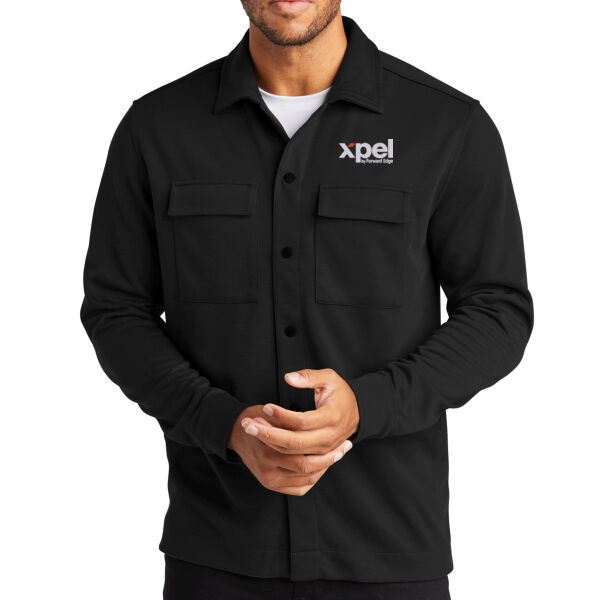 Xpel Embroidered - Double Knit Snap Front Jacket Thumbnail