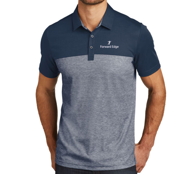 Embroidered Forward Edge - Oceanside Blocked Polo Thumbnail