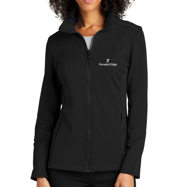 Embroidered Forward Edge - Women's Collective Tech Soft Shell Jacket Thumbnail