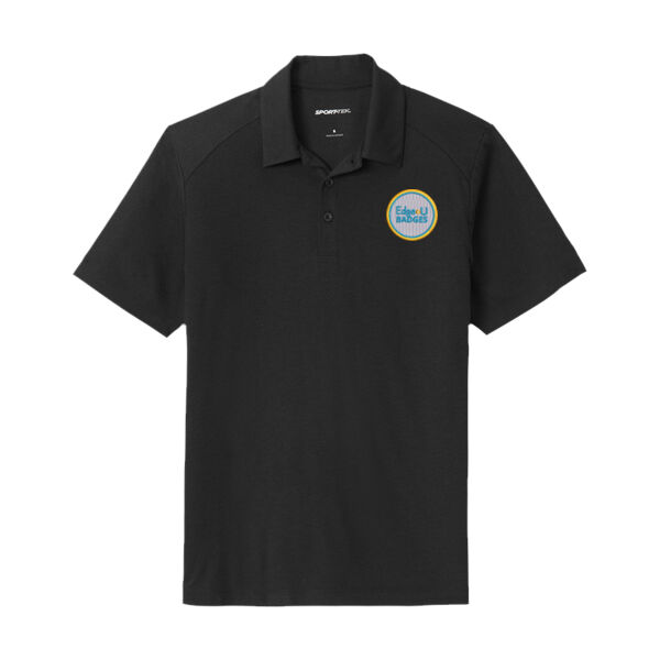 EdgeU Embroidered - PosiCharge ® Tri Blend Wicking Polo Thumbnail