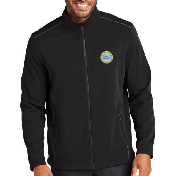 EdgeU Embroidered - Collective Tech Soft Shell Jacket Thumbnail