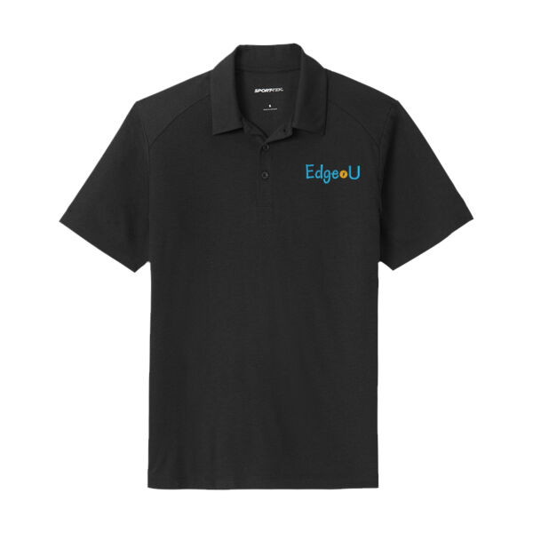 EdgeU Embroidered - PosiCharge ® Tri Blend Wicking Polo Thumbnail