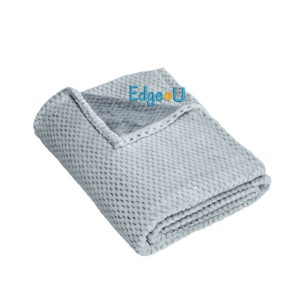 EdgeU Embroidered - Plush Texture Blanket Thumbnail