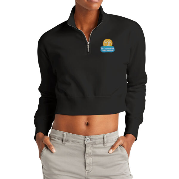 Embroidered Coaches Network - Women's V.I.T. Fleece 1/2 Zip Thumbnail