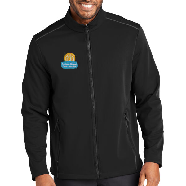 Embroidered Coaches Network - Collective Tech Soft Shell Jacket Thumbnail