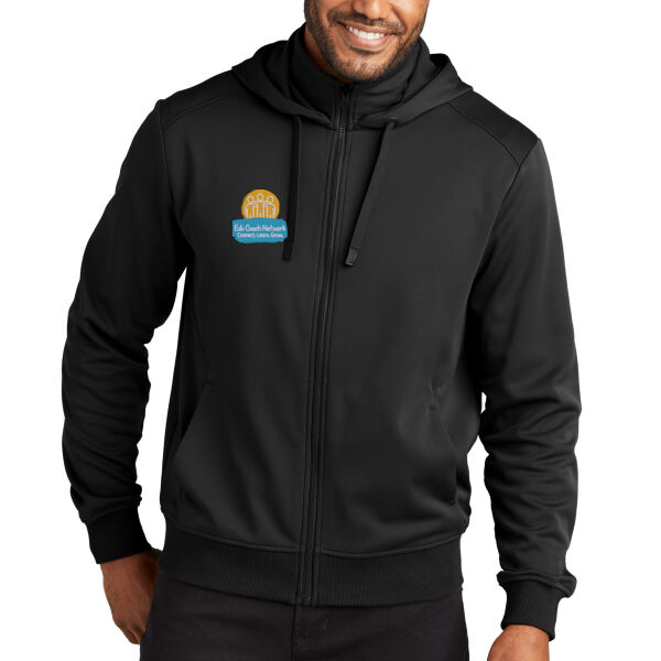 Embroidered Coaches Network - Smooth Fleece Hooded Jacket Thumbnail