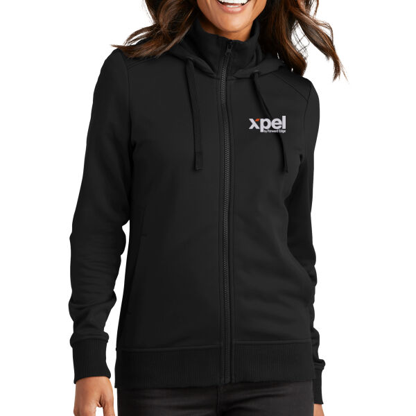 Xpel Embroidered - Women's Smooth Fleece Hooded Jacket Thumbnail