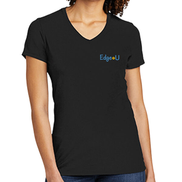 Printed EdgeU - Women's Tri Blend V Neck Tee Thumbnail